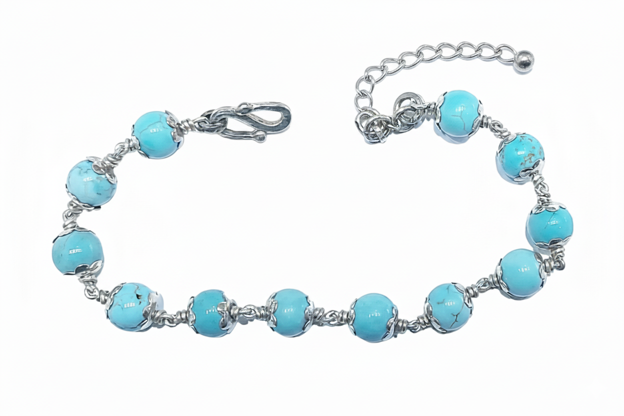 Firoza Silver Bracelet