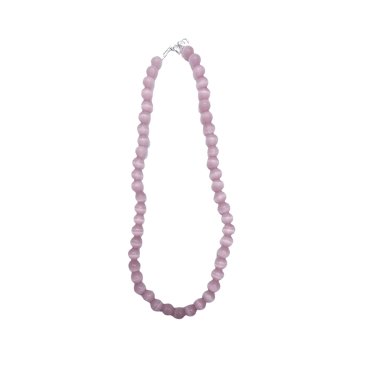 Pink Selenite Mala (16 inch)
