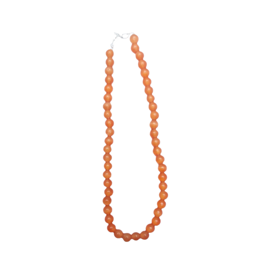 Orange Selenite Mala (16 inch)
