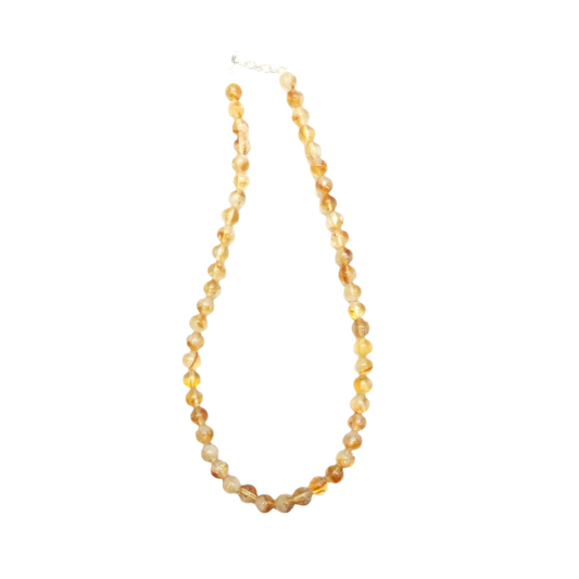 Yellow Citrine Mala (16 inch)