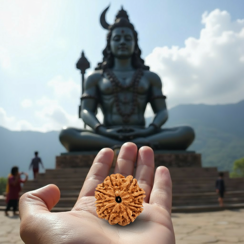 9 Mukhi Rudraksha Original Certified (Nepal)