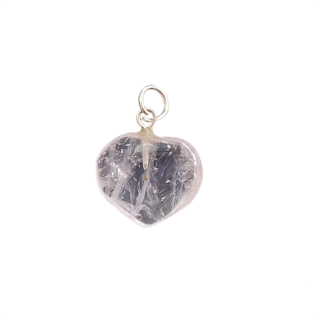 Rose Quartz Heart Pendant