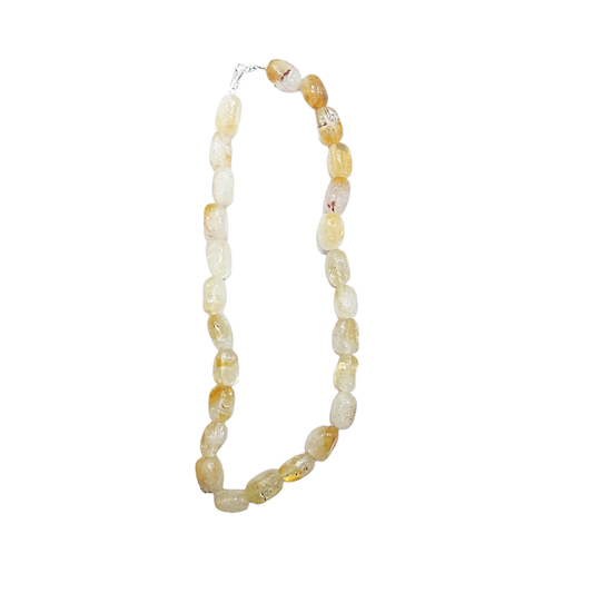 Pale Yellow Citrine Mala (16 inch)