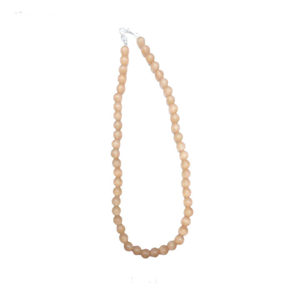 Cream Selenite Mala (16 inch)