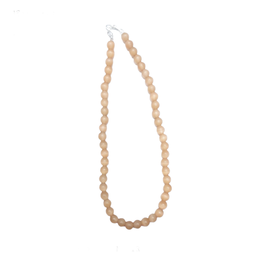Cream Selenite Mala (16 inch)