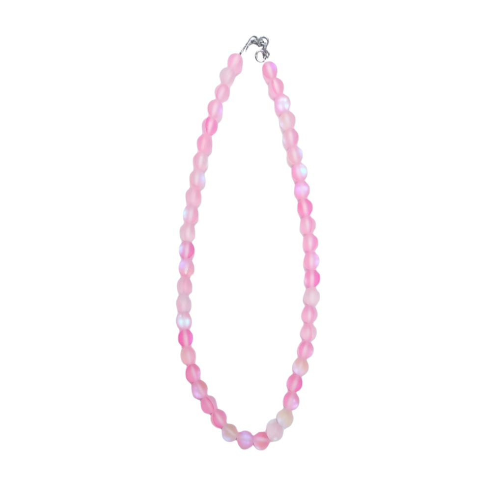 Pink Aura Labradorite Mala (16 inch)