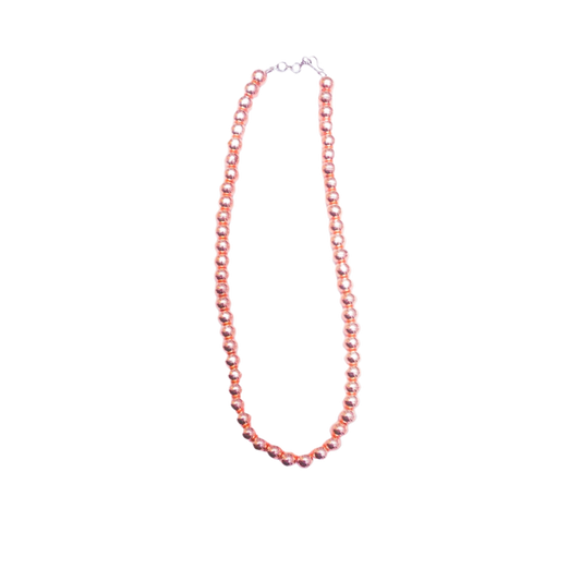 Rose Gold Hematite Mala (16 inch)