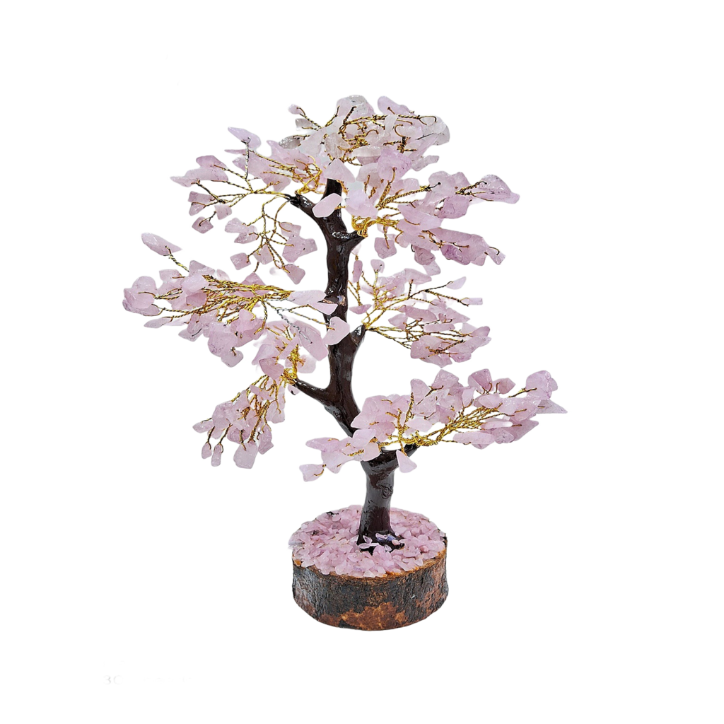 Rose Quartz Crystal Tree