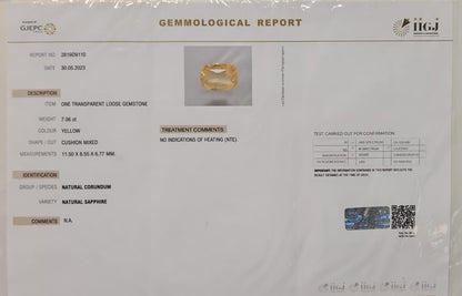 Yellow Sapphire (Premium AAA) - Sri Lanka